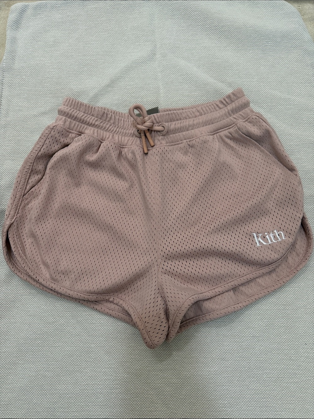 Kith Women's Dusty Rose Mesh Athletic Shorts (XS)